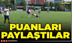 Puanları paylaştılar