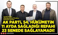 AK Parti 54. Hükümetin 11 ayda sağladığı refahı 23 senede sağlayamadı!