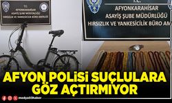 Afyon Polisi suçlulara göz açtırmıyor