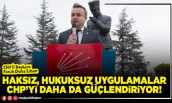 Haksız, hukuksuz uygulamalar CHP’yi daha da güçlendiriyor!