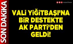 Vali Yiğitbaşı’na bir destekte AK Parti’den geldi!