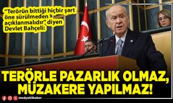 Terörle pazarlık olmaz, müzakere yapılmaz!