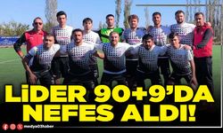 Lider 90+9’da nefes aldı!