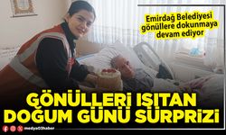 Gönülleri ısıtan doğum günü sürprizi