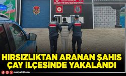 Hırsızlıktan aranan şahıs Çay ilçesinde yakalandı