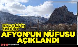 Afyon’un nüfusu açıklandı