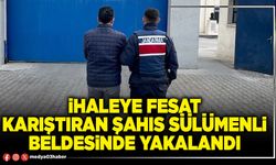 İhaleye fesat karıştıran şahıs Sülümenli beldesinde yakalandı