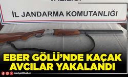 Eber Gölü’nde kaçak avcılar yakalandı