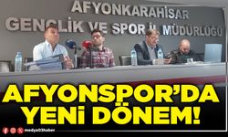 Afyonspor’da yeni dönem!