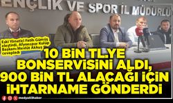 10 Bin TL.ye bonservisini aldı, 900 Bin TL alacağı için ihtarname gönderdi