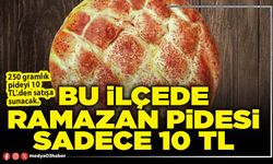 Afyon’da bu ilçede ramazan pidesi sadece 10 TL