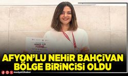 Afyon’lu Nehir Bahçivan Bölge Birincisi oldu