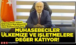 Muhasebeciler ülkemize ve işletmelere değer katıyor!