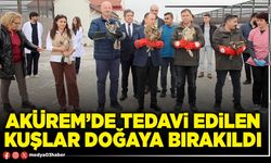 AKÜREM’de tedavi edilen kuşlar doğaya bırakıldı