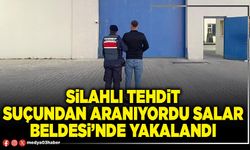 Silahlı tehdit suçundan aranıyordu Salar Beldesi’nde yakalandı