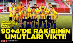 90+4’de rakibinin umutları yıktı!