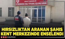 Hırsızlıktan aranan şahıs kent merkezinde enselendi