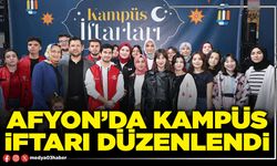 Afyon’da kampüs iftarı düzenlendi