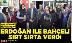 Erdoğan ile Bahçeli sırt sırta verdi