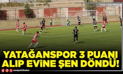 Yatağanspor 3 puanı alıp evine şen döndü!