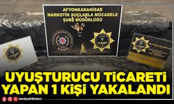 Uyuşturucu ticareti yapan 1 kişi yakalandı