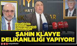 Şahin klavye delikanlılığı yapıyor!