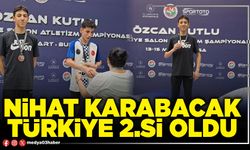 Nihat Karabacak Türkiye 2.si oldu