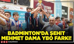 Badminton’da Şehit Mehmet Dama YBO farkı!