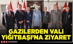 Gazilerden Vali Yiğitbaşı’na ziyaret