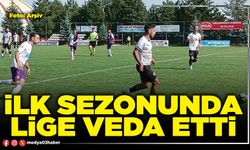 İlk sezonunda lige veda etti