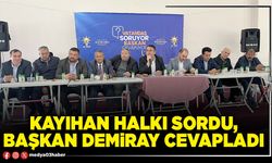 Kayıhan halkı sordu, Başkan Demiray cevapladı