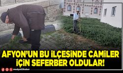 Afyon’un bu ilçesinde camiler için seferber oldular!