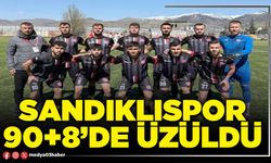 Sandıklıspor 90+8’de üzüldü