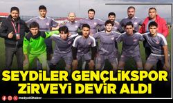 Seydiler Gençlikspor zirveyi devir aldı