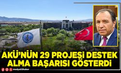 AKÜ’nün 29 projesi destek alma başarısı gösterdi