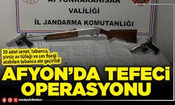 Afyon’da tefeci operasyonu