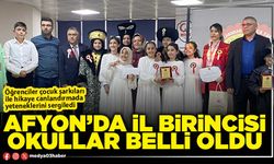 Afyon’da İl Birincisi Okullar belli oldu