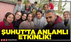 Şuhut’ta anlamlı etkinlik!