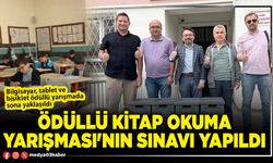 Ödüllü Kitap Okuma Yarışması'nın sınavı yapıldı