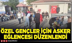 Özel gençler için asker eğlencesi düzenlendi