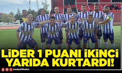 Lider 1 puanı ikinci yarıda kurtardı!