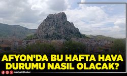 Afyon’da bu hafta hava durumu nasıl olacak?