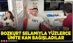 Bozkurt selamıyla yüzlerce ünite kan bağışladılar