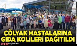 Çölyak hastalarına gıda kolileri dağıtıldı