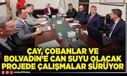 Çay, Çobanlar ve Bolvadin’e can suyu olacak projede çalışmalar sürüyor