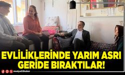Evliliklerinde yarım asrı geride bıraktılar!