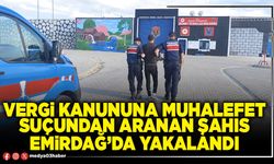 Vergi kanununa muhalefet suçundan aranan şahıs Emirdağ’da yakalandı