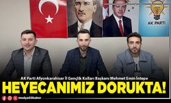 Heyecanımız dorukta!