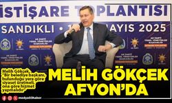 Melih Gökçek Afyon’da