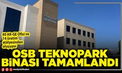 OSB Teknopark binası tamamlandı